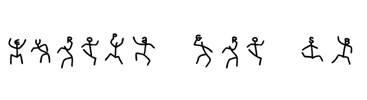 DancingLetters  Free Fonts Download