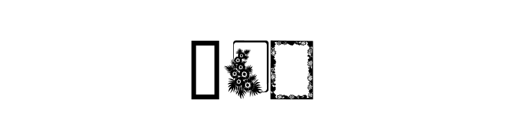 Frames  Free Fonts Download