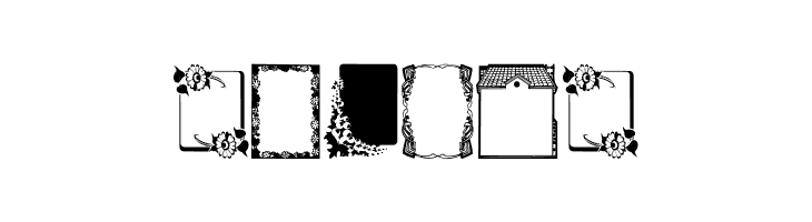 Frames  Free Fonts Download
