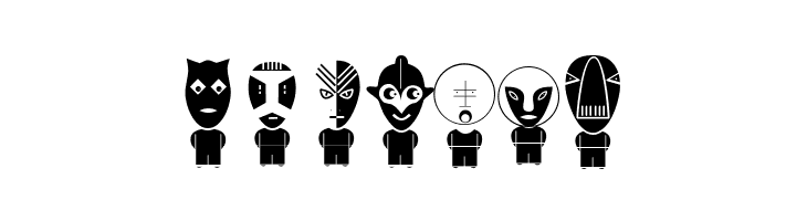 AliensInverse  Free Fonts Download