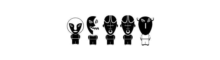 AliensInverse  Free Fonts Download