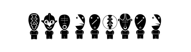 AliensInverse  Free Fonts Download