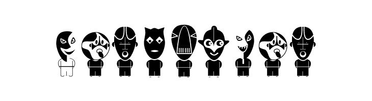 AliensInverse  Free Fonts Download