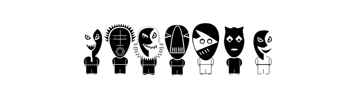 AliensInverse  Free Fonts Download