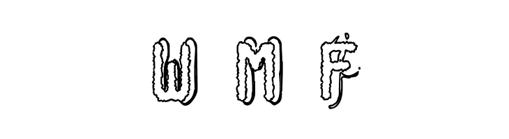 Dymo Grunge Bubble Extras  Free Fonts Download