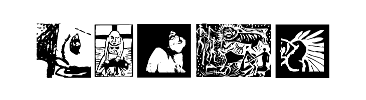 BlacKlinoleumBats  Free Fonts Download