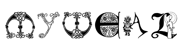 LettersBats  Free Fonts Download