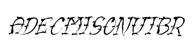 VTC-SumiSlasherOne Italic  Free Fonts Download