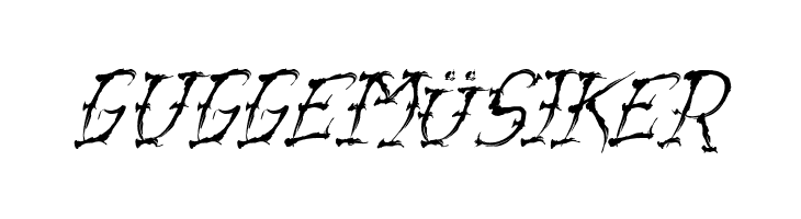 VTC-SumiSlasherOne Italic  Free Fonts Download