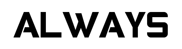 ALWAYS Gears of Peace Font