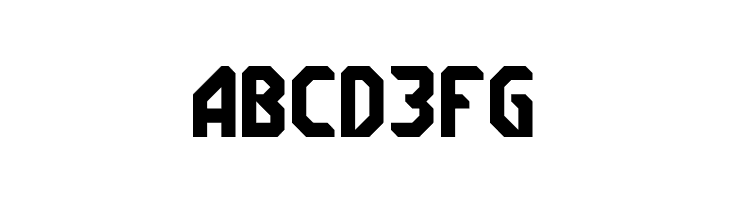 7ABL3  Free Fonts Download