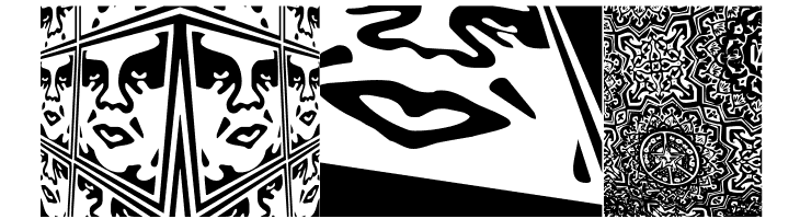 Obey3DAlt  Free Fonts Download