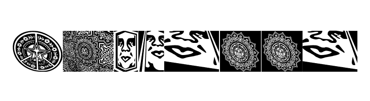 Obey3DAlt  Free Fonts Download