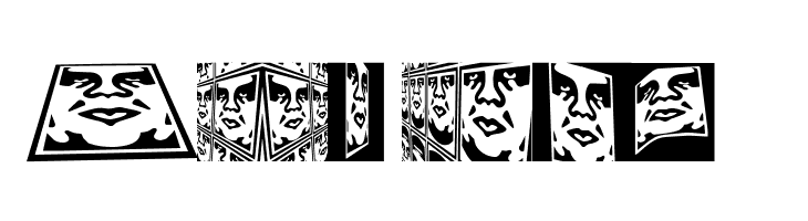 Obey3DAlt  Free Fonts Download