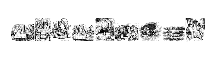 Crazynight Alice in Wonderland Font