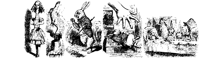 Alice in Wonderland  Free Fonts Download