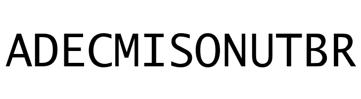 Excalibur Monospace  Free Fonts Download