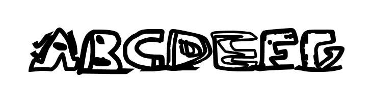 paintblack white  Free Fonts Download