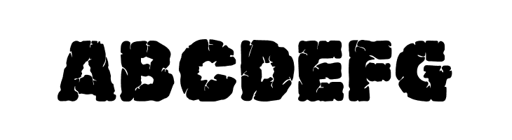 ABCDEFG JFRockSolid Font