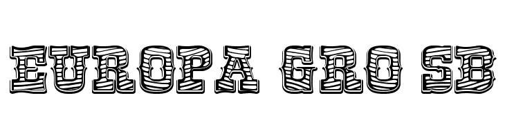 ViaGrande Stripe Bold  Free Fonts Download