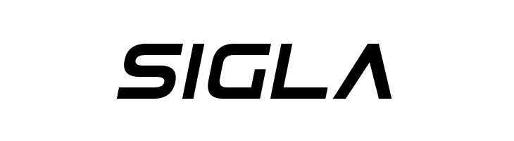 SIGLA ElementalEnd Italic Font