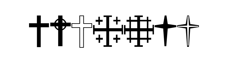 Christian Crosses  Free Fonts Download