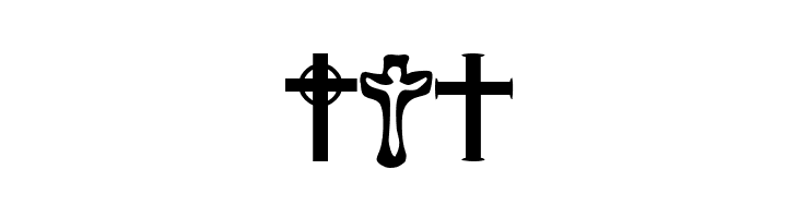 Christian Crosses  Free Fonts Download