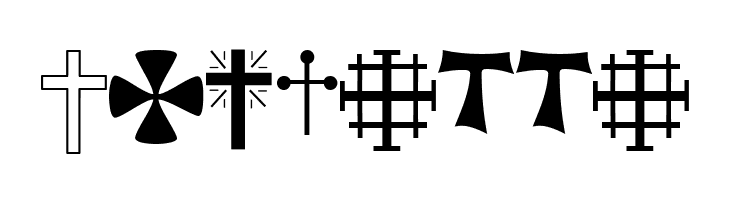 Christian Crosses  Free Fonts Download