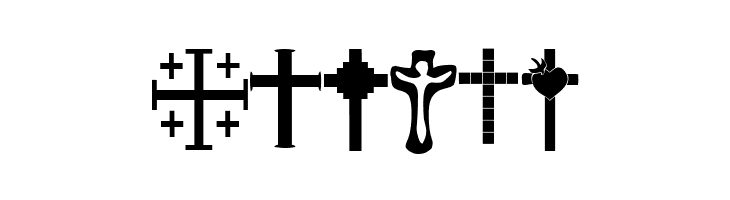 Christian Crosses  Free Fonts Download