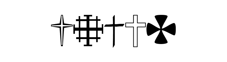 Christian Crosses  Free Fonts Download
