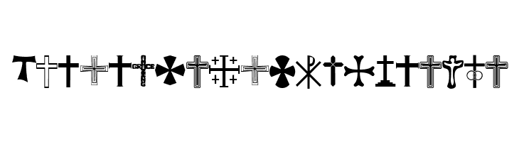 Christian Crosses  Free Fonts Download