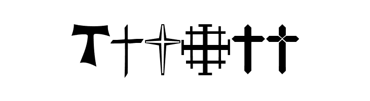 Christian Crosses  Free Fonts Download