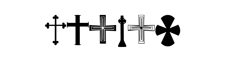 Christian Crosses  Free Fonts Download