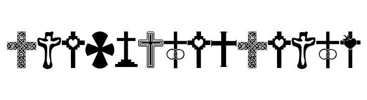 Christian Crosses  Free Fonts Download