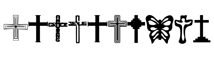 Christian Crosses  Free Fonts Download