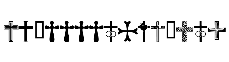 Christian Crosses  Free Fonts Download