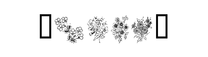 KR Floral Color Me  Free Fonts Download