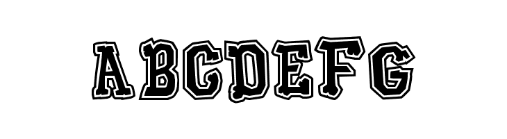 Xilo Galdino Outline  Free Fonts Download