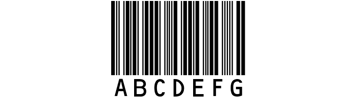 MRV Code39extMA  Free Fonts Download