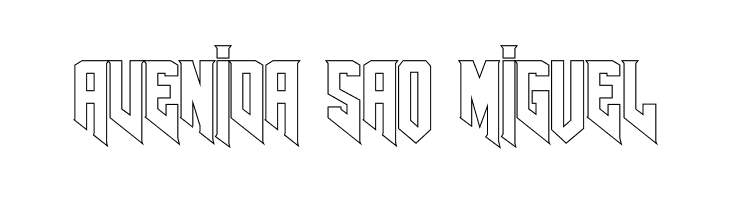 AmazDooMRightOutline  Free Fonts Download