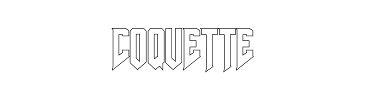 AmazDooMLeftOutline  Free Fonts Download