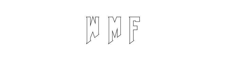 AmazDooMLeftOutline  Free Fonts Download