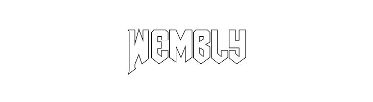 AmazDooMLeftOutline  Free Fonts Download