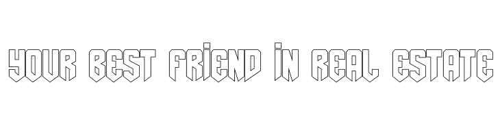 AmazDooMLeftOutline  Free Fonts Download