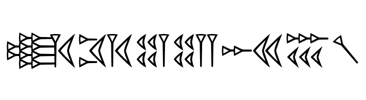 EasyCuneiform  Free Fonts Download