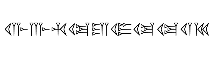 EasyCuneiform  Free Fonts Download