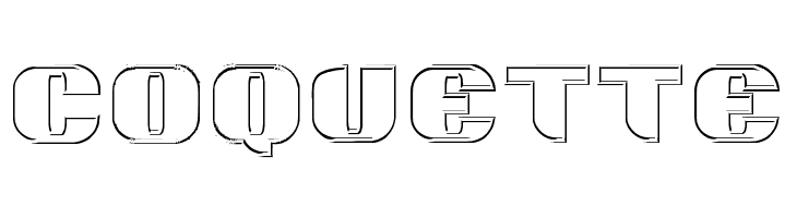 Grotesca 3-D  Free Fonts Download