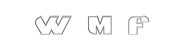 Grotesca 3-D  Free Fonts Download