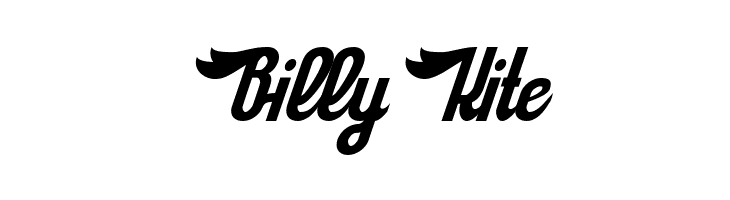 Billy%2BKite SloeGinRickey-Regular Font