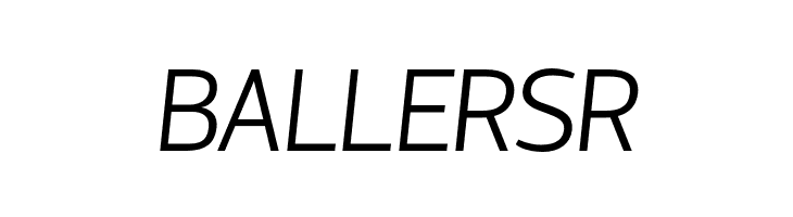 Hattori Hanzo Light Italic  Free Fonts Download